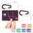 1/6/12 piezas Mosquetón de aluminio Clip Llavero Mosquetones Bloqueo Hebilla Broche Herramienta múltiple para exteriores Mochila Senderismo Pesca Gancho