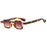 Ins Popular Fashion Small Square Sunglasses Women Retro Punk Shades UV400 Men Clear Ocean Lens Trending Rivets Sun Glasses