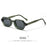 HBK Fashion Retro Polygon Men Sunglasses Small Frame Cupronickel Core Insert Leg Sun Glasses Outdoor Party Vacation Travel