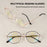 Progressive Multifocal Reading Glasses for Women Men Fashion Round Metal Frame Triple Zone Presbyopic Eyeglasses Computer Reader