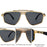 Steampunk Polygon Sunglasses Men 2026 Luxury Brand Designer Metal Frame Square Double Bridge Sun Glasses Vintage Driving Shades