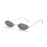 1PC Vintage Small Frame Shades Retro Oval Black Sunglasses Unisex Luxury Brand Designer Pink Sun Glasses Female Travel Eyewear