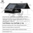 King-Size Inflatable Family Camping Tent for 3 to 6 People with Premium Weatherproofing and Spacious Interior with Large Skyligh