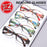 4 Pairs of Printed Reading Glasses Set for Women, Anti Blue Light Reading Multi Color Portable Reading Glasses