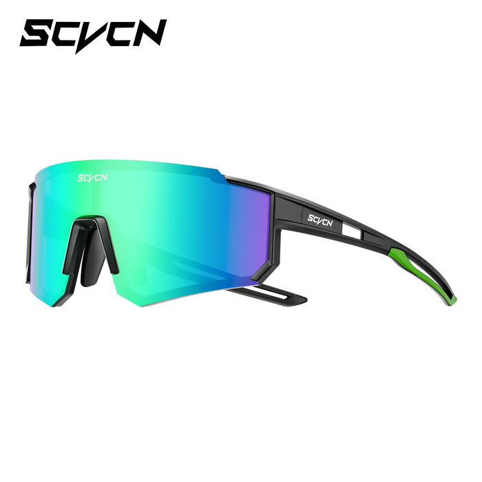 SCVCN UV400 Mountaineering Cycling Protective Glasses Running Sunglasses Stylish Hiking Driving Glasses MTB Sports Sunglasses