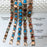 Vinterly Pure Copper Bracelet Magnetic Therapy 22cm Vintage Artificial Turquoise Benefits Chain Link Jewelry Blue Stones Magnets