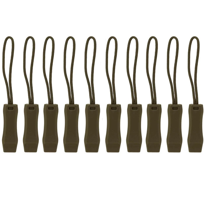 Silbato de supervivencia para exteriores, camping, senderismo, rescate, emergencia, buceo, silbato de supervivencia, combo de tirador de cremallera para mochila, tienda de campaña