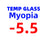 Optical Myopia Scuba Diving Mask Snorkel Set Tempered Glass,Dry Top Swimming Googles Nearsighted Lenses Short-Sighted