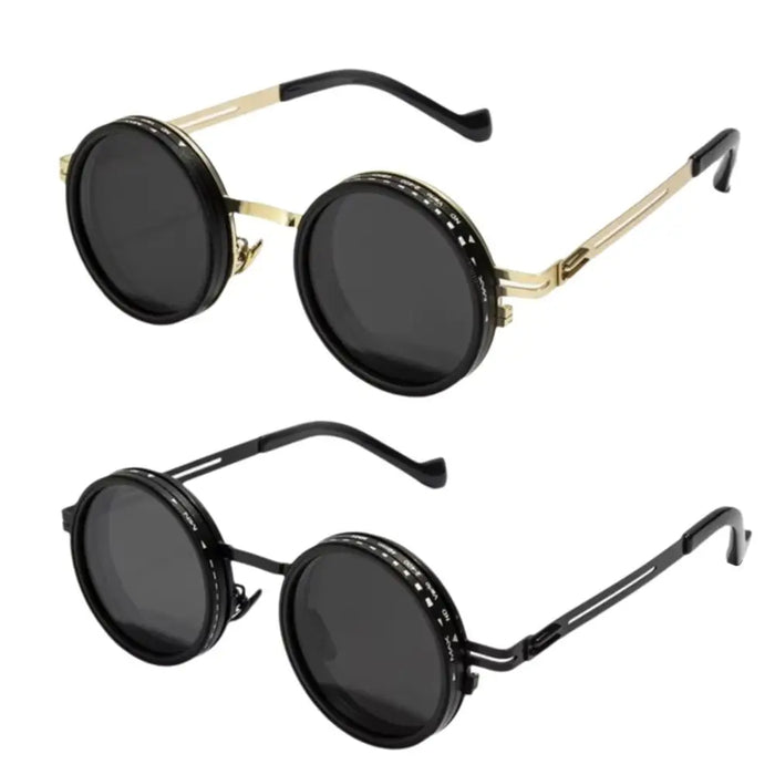 New ND2-400 Adjustable Dimming Glasses 9 Level UV400  Sunglasses With Glasse Case ND Filter Eyewear Outdoor