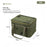 Bolsa de camping táctica aislada e impermeable de 30L/42L/56L, caja de almacenamiento plegable para vajilla de pícnic al aire libre, batería de cocina de campo de gran capacidad.