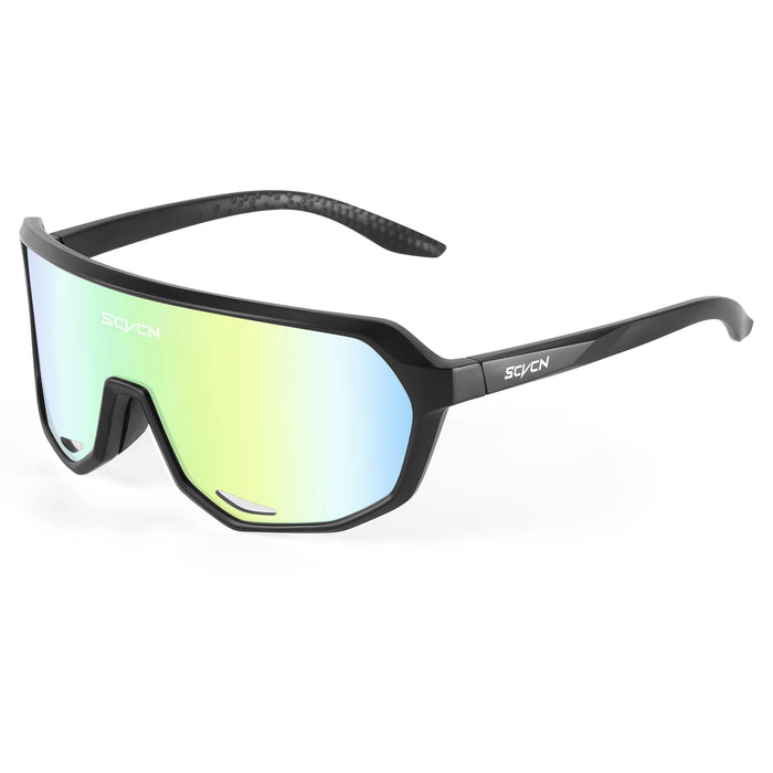 SCVCN Men Cycling Glasses Photochromic Sunglasses for Mountain Bike Road Bicycle Eyewear Pock Cycle Goggles UV400 Polarized MTB