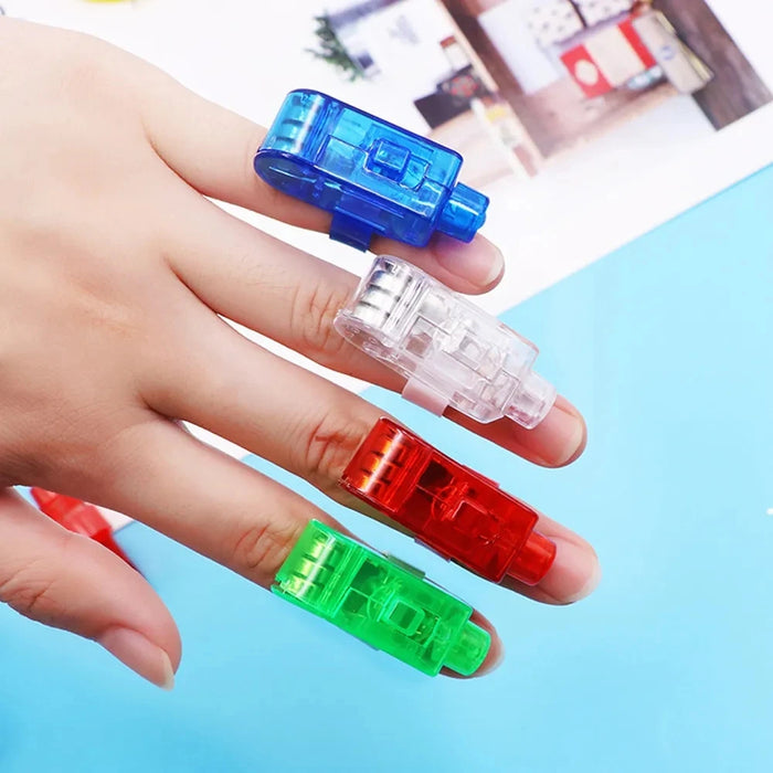 60 anillos LED con láser para dedos, luces LED intermitentes de plástico para dedos, anillos que se iluminan para niños, Halloween, Raves