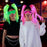 Funny LED Flashing Braid Headband Light up Noodle Headband Girl Women Rave Carnival Party Headwear Supplies Bar Night Show Props