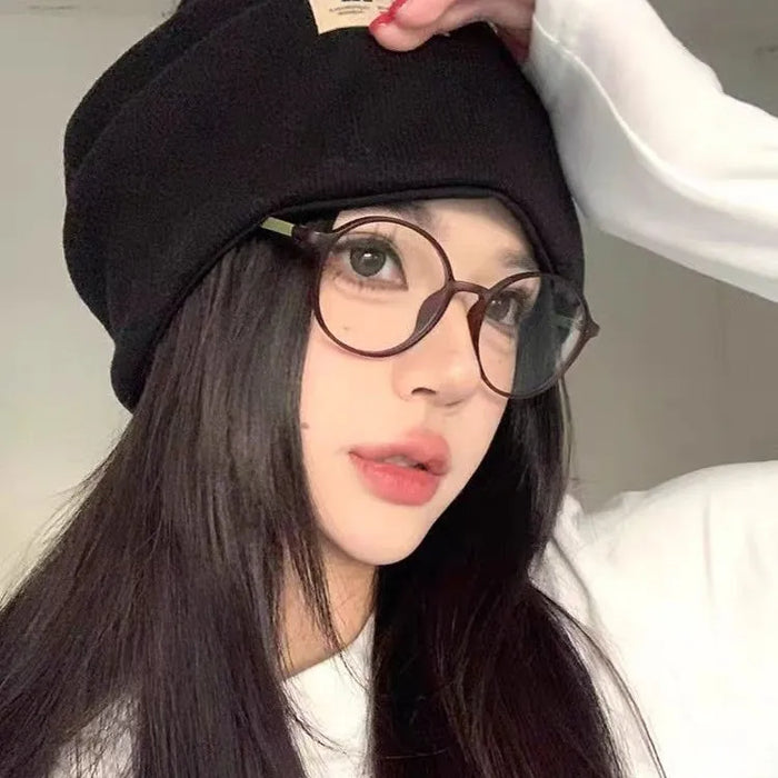 New Round Reading Glasses Women Computer Glasses Hyperopia Presbyopia Eyeglasses Clear Lens Prescription Eyewear очки для