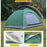 Outdoor camping tent, hand-built rain and sun protection hiking tent, double bed for couples and children, portable windproof