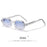 HBK New Fashion Polygon Men Sunglasses Small Frame Cupronickel Core Insert Leg Sun Glasses Outdoor Party Vacation Travel