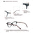 MODFANS Gafas de lectura de ojo de gato para mujer, con bisagra de resorte, ligeras, para presbicia, con dioptrías de +0.5 a +4.0