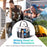 Bolsa de almacenamiento portátil de malla, organizador de ducha colgante para artículos de tocador y baño. Gran capacidad para playa, piscina, gimnasio y viajes.
