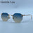Vintage Rimless Octagon Sunglasses Men 2026 Luxury Designer Steampunk Gold Metal Frame Sun Glasses Retro Hip Hop Frameless Shade