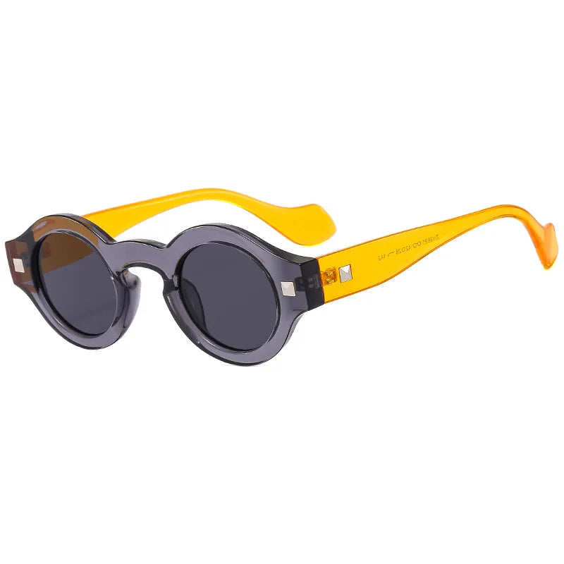 Vintage Small Round Sunglasses Women Men Sun Glasses Female Fashion Luxury Brand Designer Shades UV400 Oculus Lunettes De Soleil
