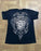 MMA ELITE Cross Skull Print Green Y2K T Shirt Men Loose Fit Streetwear Graphic Tee Oversized Glow Dark Party Ins Popularity Tops