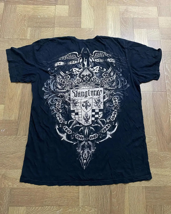 MMA ELITE Cross Skull Print Green Y2K T Shirt Men Loose Fit Streetwear Graphic Tee Oversized Glow Dark Party Ins Popularity Tops