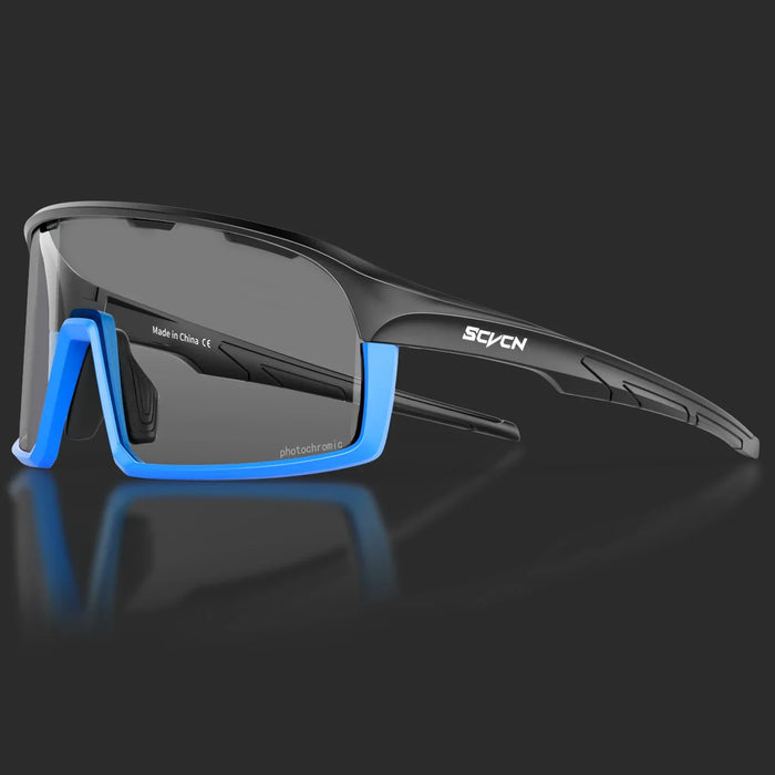 SCVCN Photochromic Glasses Cycling Sunglasses UV400 Hiking Goggles Men Outdoor Sports Glasses Women Driving Bicycle Bike Eyewear
