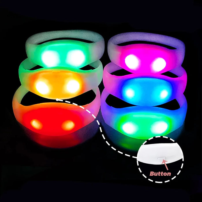 10-50Pcs Music & Sound Activated Led Bracelet for Wedding Glow Bracelet Light Up Bracelet Birthday Glow in The Dark Party Favor