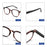 ZENOTTIC Gafas retro circulares anti luz azul Gafas de ordenador redondas con bloqueo de luz azul para unisex Moda 420007
