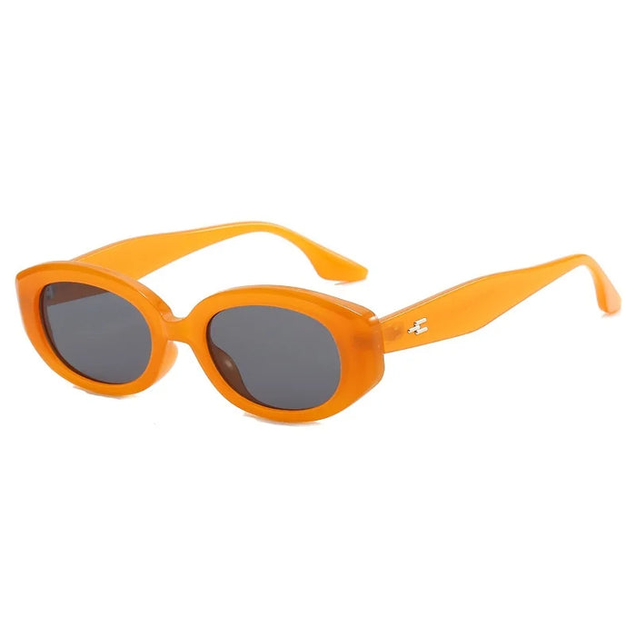 Vintage Oval Sunglasses Women Fashion Retro Female Sun Glasses New Trendy Luxury Brand Designer UV400 Lady Shades Eyewear