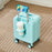 14-Inch Carry-On Suitcase with 3-Section Pull Rod Mobile Phone Holder And Cup Holder Lightweight Travel Luggage Handbag Suitcase