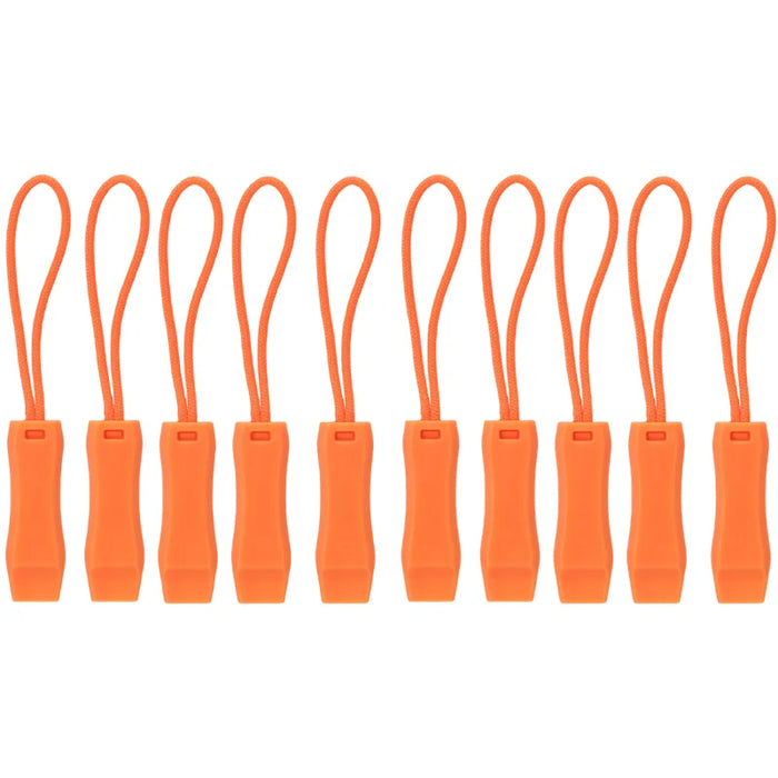 Silbato de supervivencia para exteriores, camping, senderismo, rescate, emergencia, buceo, silbato de supervivencia, combo de tirador de cremallera para mochila, tienda de campaña