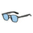Fashion Small Irregular Square Sunglasses Women Retro Round Clear Ocean Lens Shades UV400 Men Rivets Luxury Sun Glasses