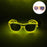Nouvelles lunettes lumineuses LED sans fil pour festival, rave, soirée, lunettes de soleil mosaïque lumineuses néon, lunettes de club disco