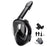 Full Face Snorkel Mask Snorkeling Swimming Diving Mask with Detachable Camera Mount Wide View Anti-Fog Anti-Leak for Adult Youth