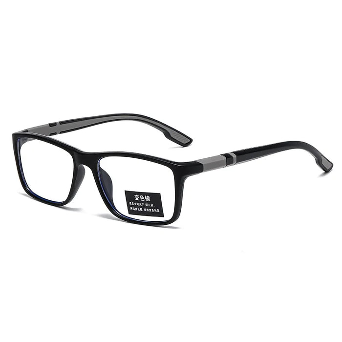 -0.5 -0.75 -1.25 Photochromic Anti Blue Light Outdoor Sports Cycling Ultra Light High-definition Color Changing Myopia Glasses