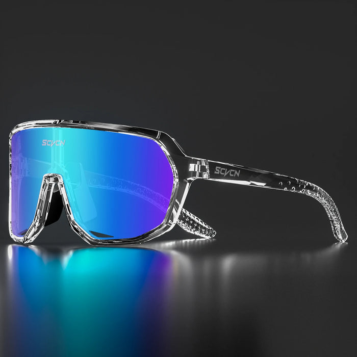 Scvcn Cycling Glasses Photochromic Mens Bike Sunglasses for Mountain Bicycle Eyewear Cycle Goggles Sports UV400 Polarized MTB