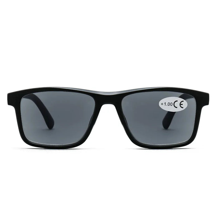 Men Square Frame Reading Sun Glasses Classic Anti UV Protection Presbyopic Eyeglasses Male 2025 New With Diopters +1.00 to +4.00