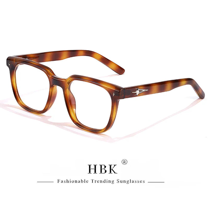 HBK New Fashion Square Glasses Frames Brand Design Unisex Frames Women Anti Bluelight Computer Glassesoptical Eyeglasses Frame