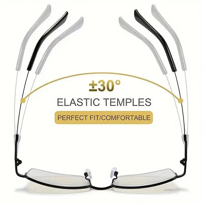 2026 Titanium Photochromeic Progressive Multifocal Reading Glasses Men Anti Blue Light Multifocus Reading Glasses Women 1.0-3.5
