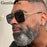 Oversized Steampunk Square Metal Sunglasses Men 2026 Luxury Designer Vintage Double Bridge Sun Glasses Retro Driving Eyewear