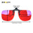 Polarized Clip-On Glasses Yellow Lenses For Night Vision Red Lenses Better Sleep Orange Gaming Glasses Blue Light Blocking