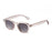 Vintage Fashion Shell Round Sunglasses Women Men 2024 Brand Design Retro Rivet Yellow Blue Lens Square Sun Glasses Female UV400