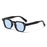 Gafas de sol cuadradas para mujer y hombre, estilo punk, retro, a la moda, con lentes transparentes, montura UV400, para mujer, Oculus