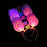 10pcs Adult Kids LED Glow Party Sequin Cat Bunny Crown Flower Headband Halo Light Up Wreath Hairband Birthday Gift Wedding