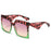 Oversize Square Sunglasses Women Men Travel Luxury Male Leopard Shades Female UV400 Brand Gafas Oculos Retro Designer