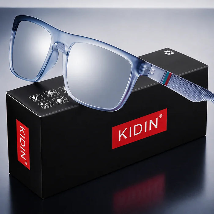 KIDIN Fashion Square Vintage Polarized Sunglasses Men Women Retro Driving Fishing Sun Glasses UV400 Eyewear