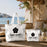 Fashion M-Mary Quant Storage Bags 2-Piece Canvas Tote Bag Set with Zipper Pouch Large Capacity Shopping Travel Bag