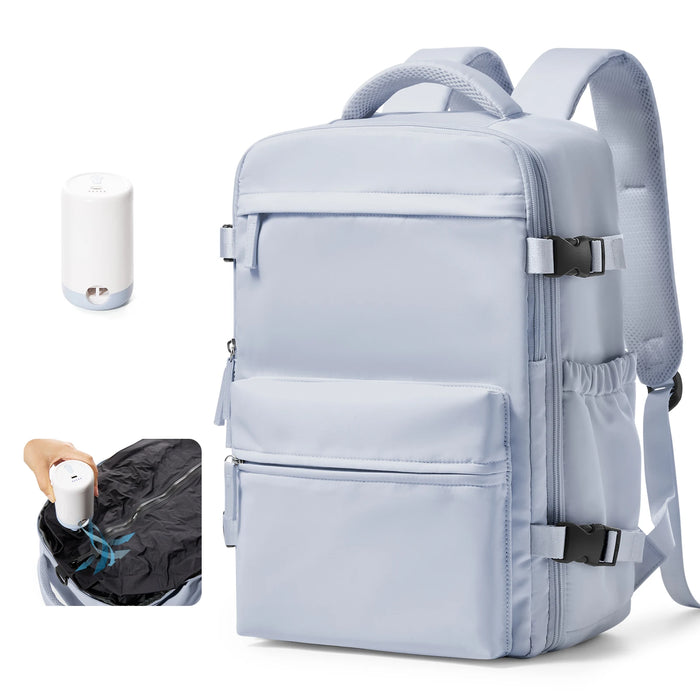 Sac à dos de voyage cabine avion Ryanair, sac à dos de compression sous vide, sac à dos pour hommes et femmes, sacoche pour ordinateur portable, sac à main