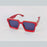 Bungee Large Square Sunglasses for Men Women Vintage Trendy Casual Street Style Shades